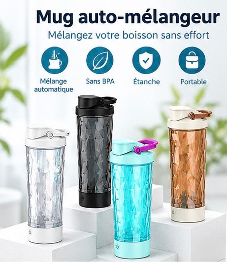 Shaker auto-mélangeur électrique