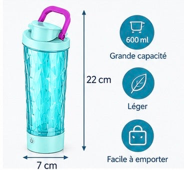 Shaker auto-mélangeur électrique
