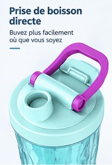 Vous buvez directement dedans